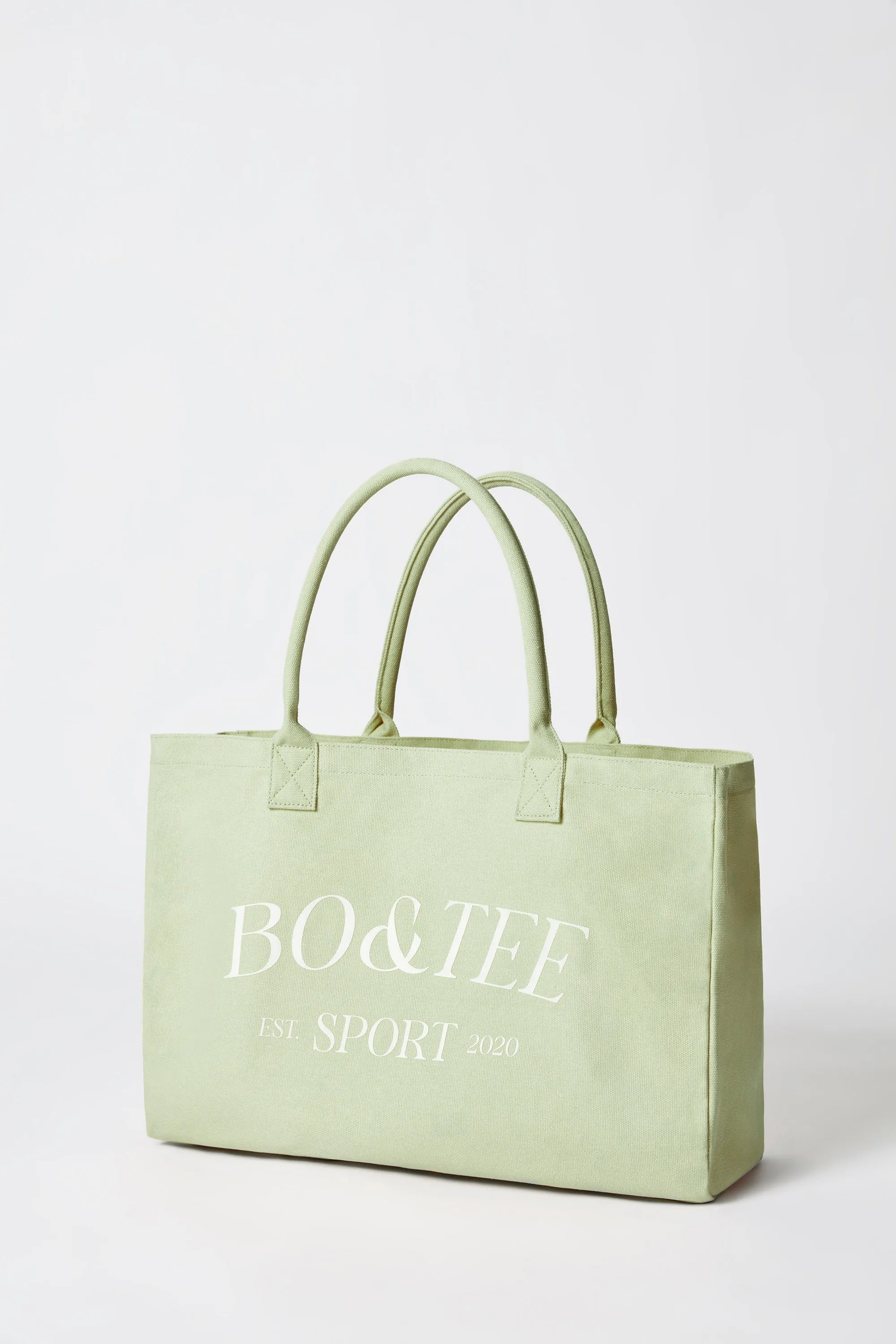 Sport - Large Canvas Tote Bag in Lime Green sold by Bo + Tee product image thumbnail 4