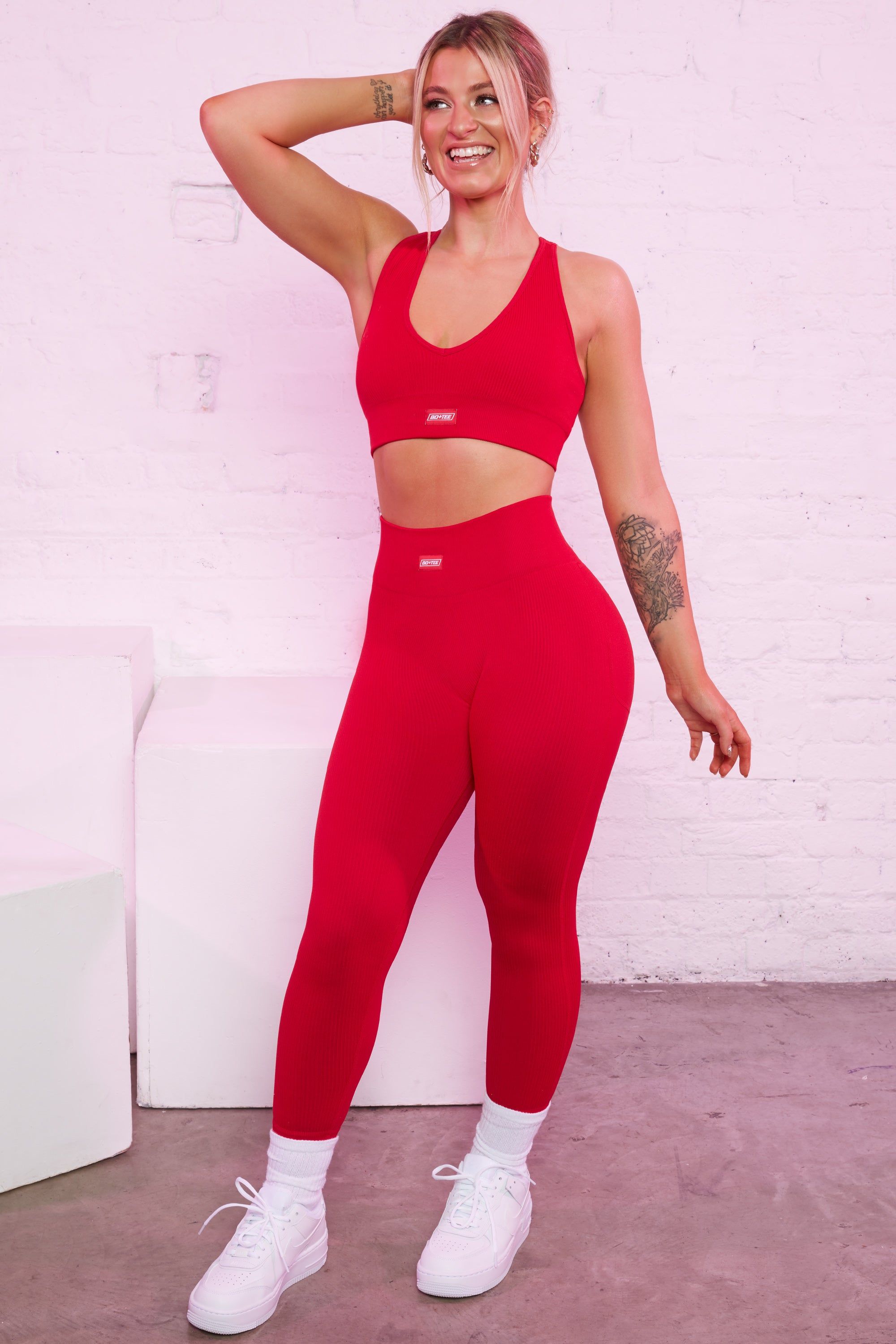 Be The Best - Crop Top in Red sold by Bo + Tee product image thumbnail 2