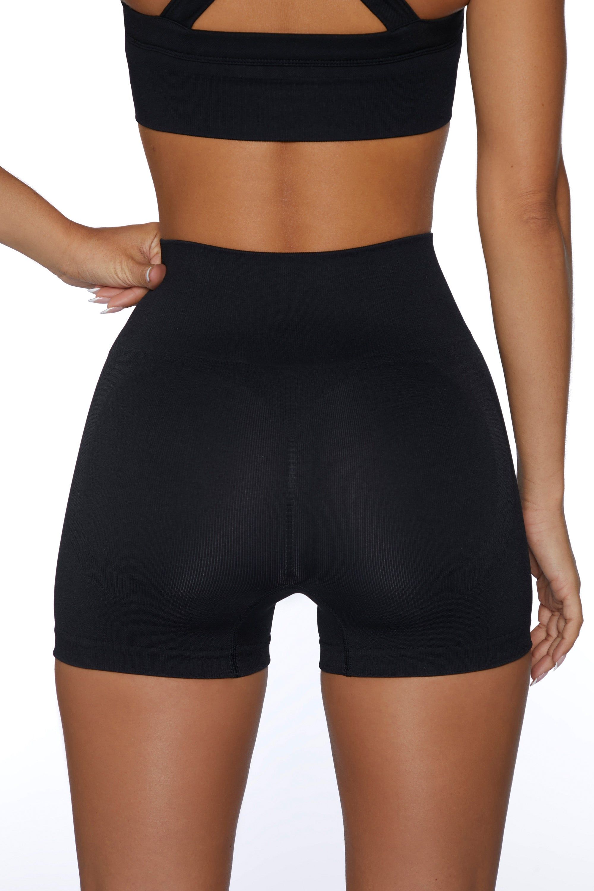Take Action - Mini Shorts in Black sold by Bo + Tee product image thumbnail 5