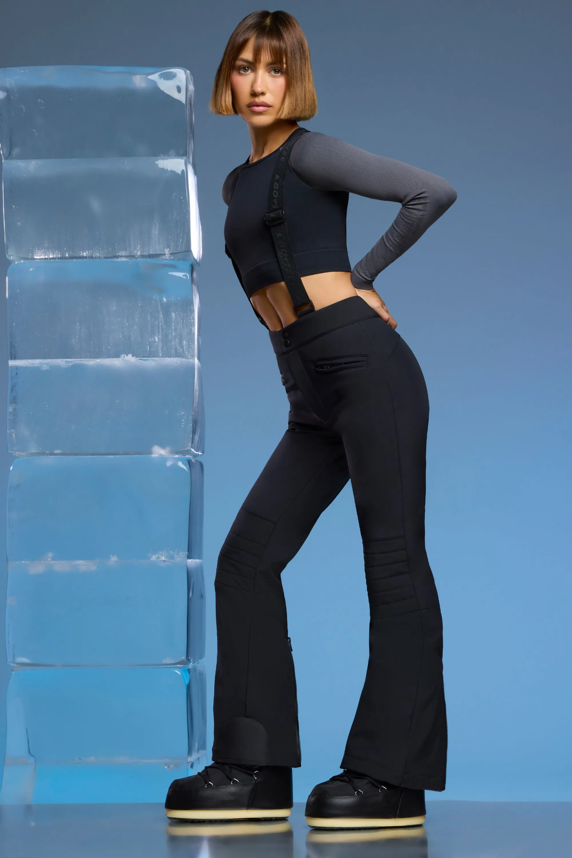 Glacier - Fleece Lined Ski Pants in Black sold by Bo + Tee product image thumbnail 2