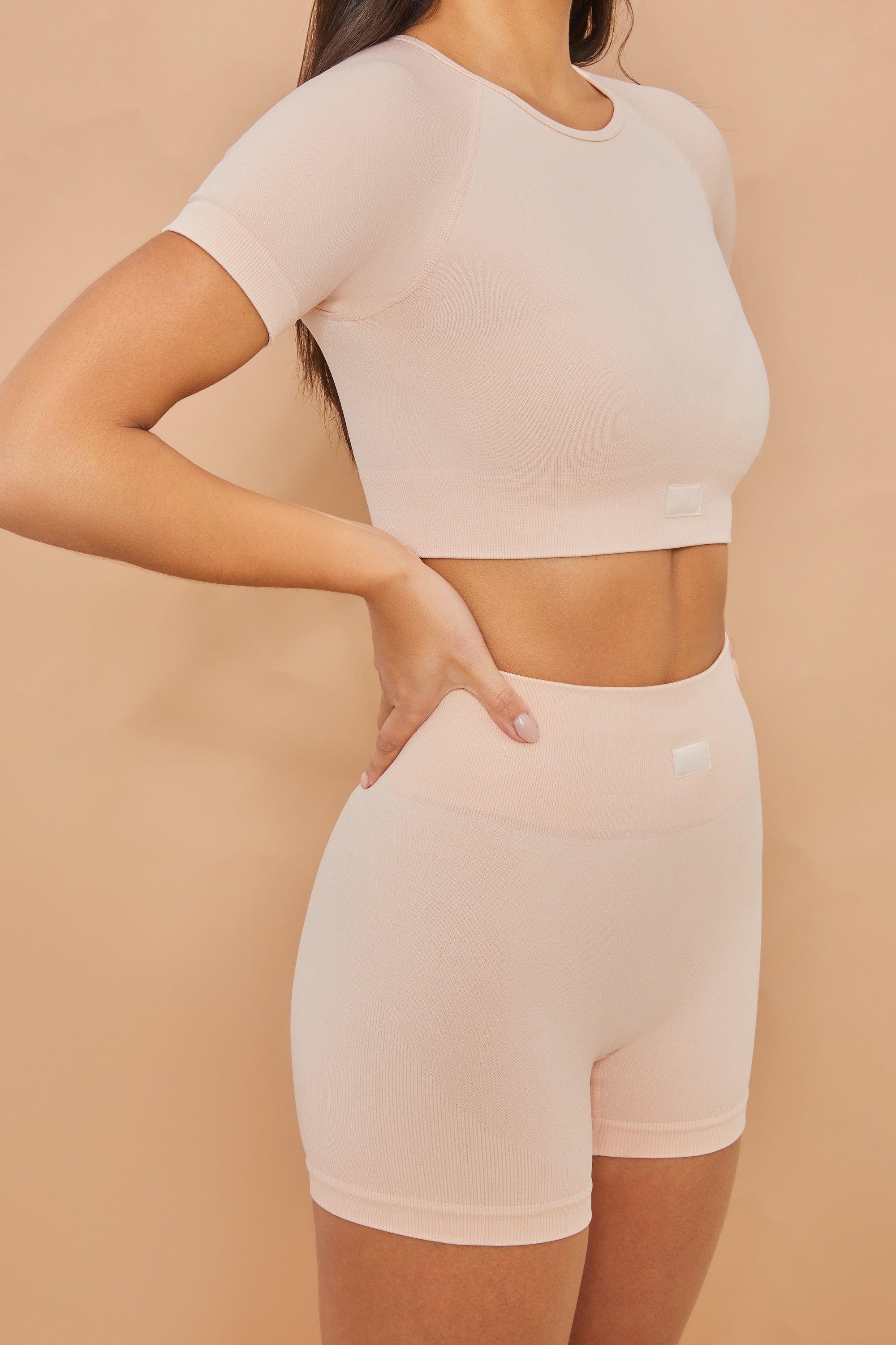 Control - Crop Top in Blush sold by Bo + Tee product image thumbnail 2