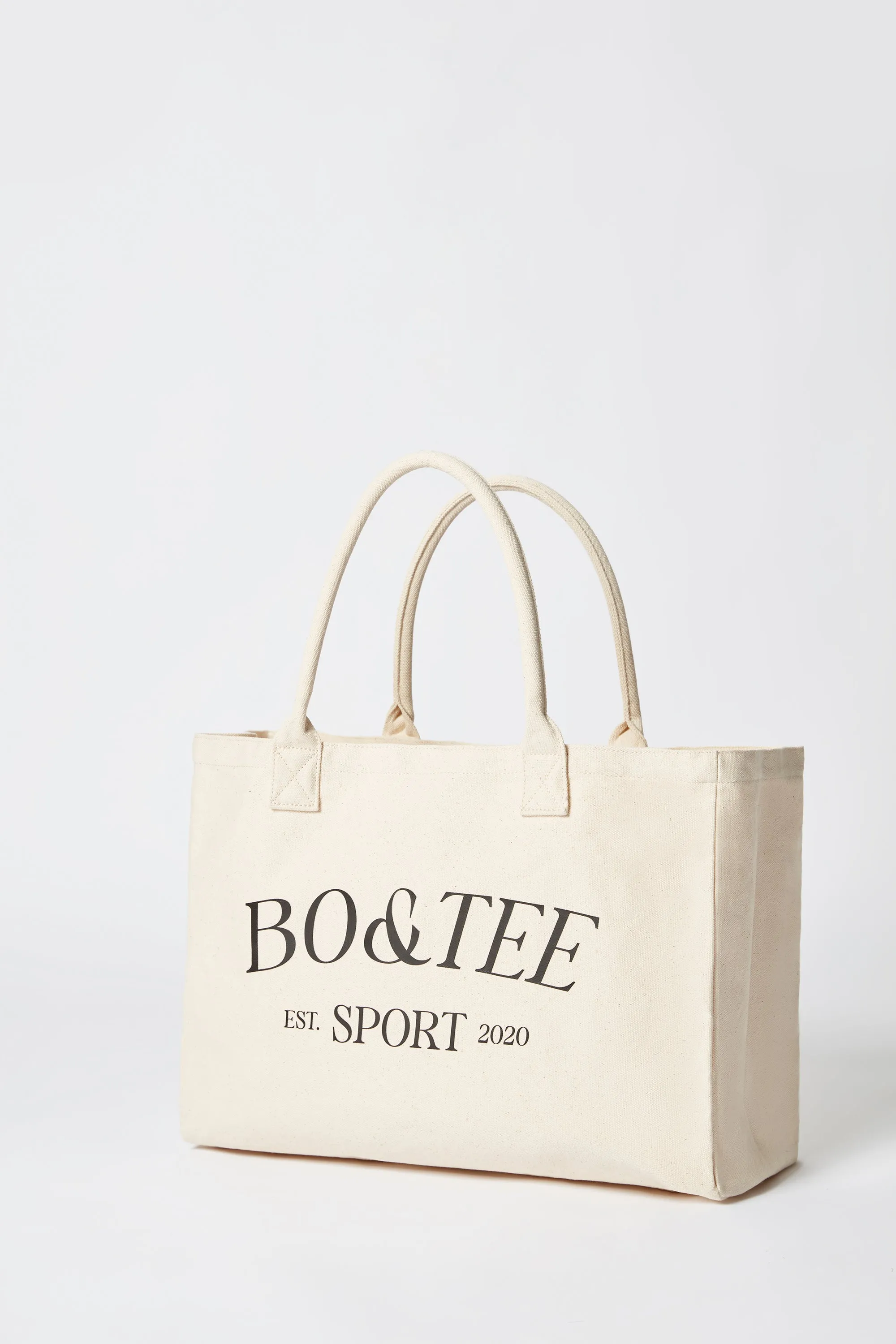 Sport - Large Canvas Tote Bag in Stone sold by Bo + Tee product image thumbnail 4