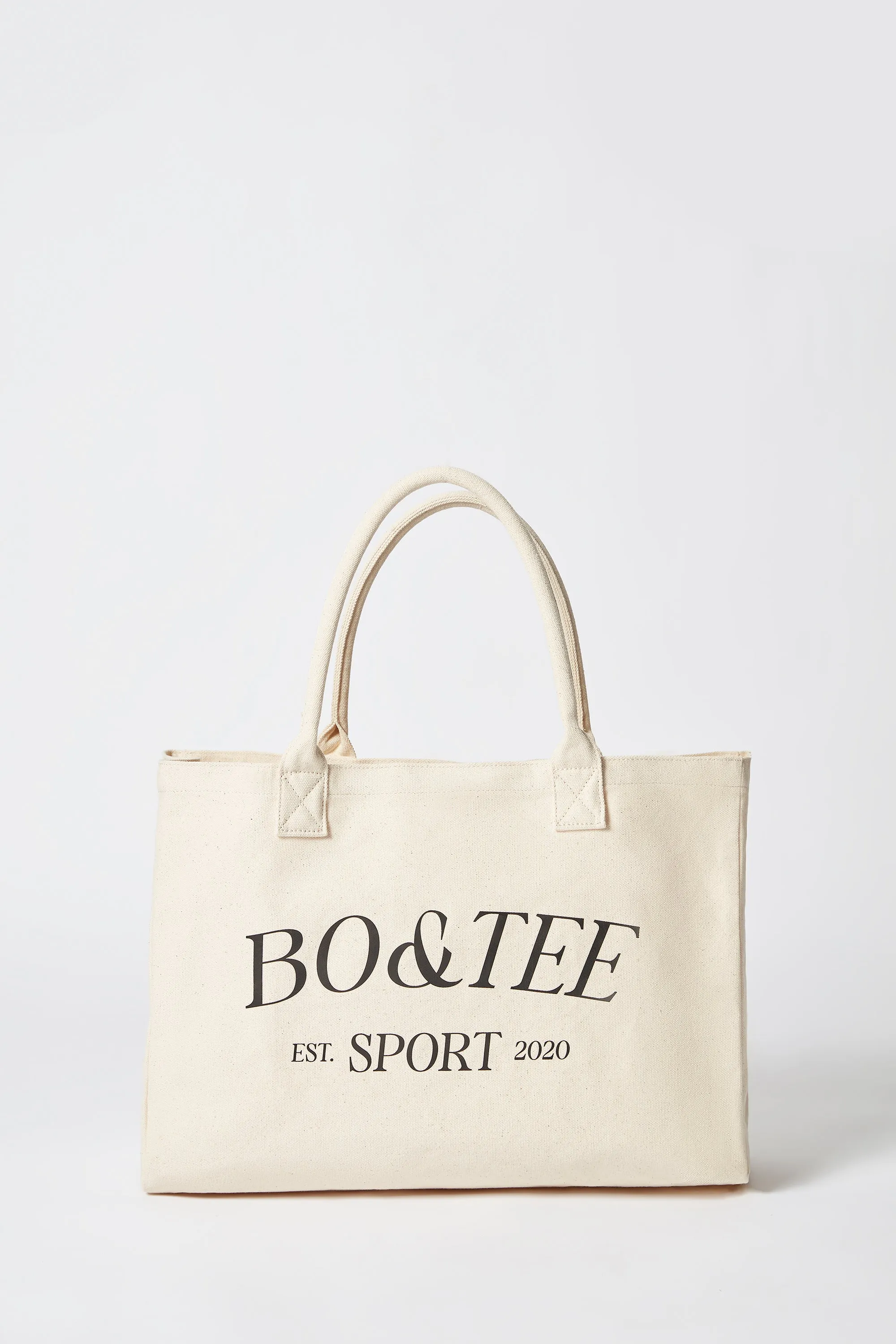 Sport - Large Canvas Tote Bag in Stone sold by Bo + Tee