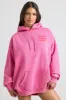 Sunday Love - Oversized Hoodie in Hot Pink sold by Bo + Tee