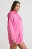 Sunday Love - Oversized Hoodie in Hot Pink sold by Bo + Tee