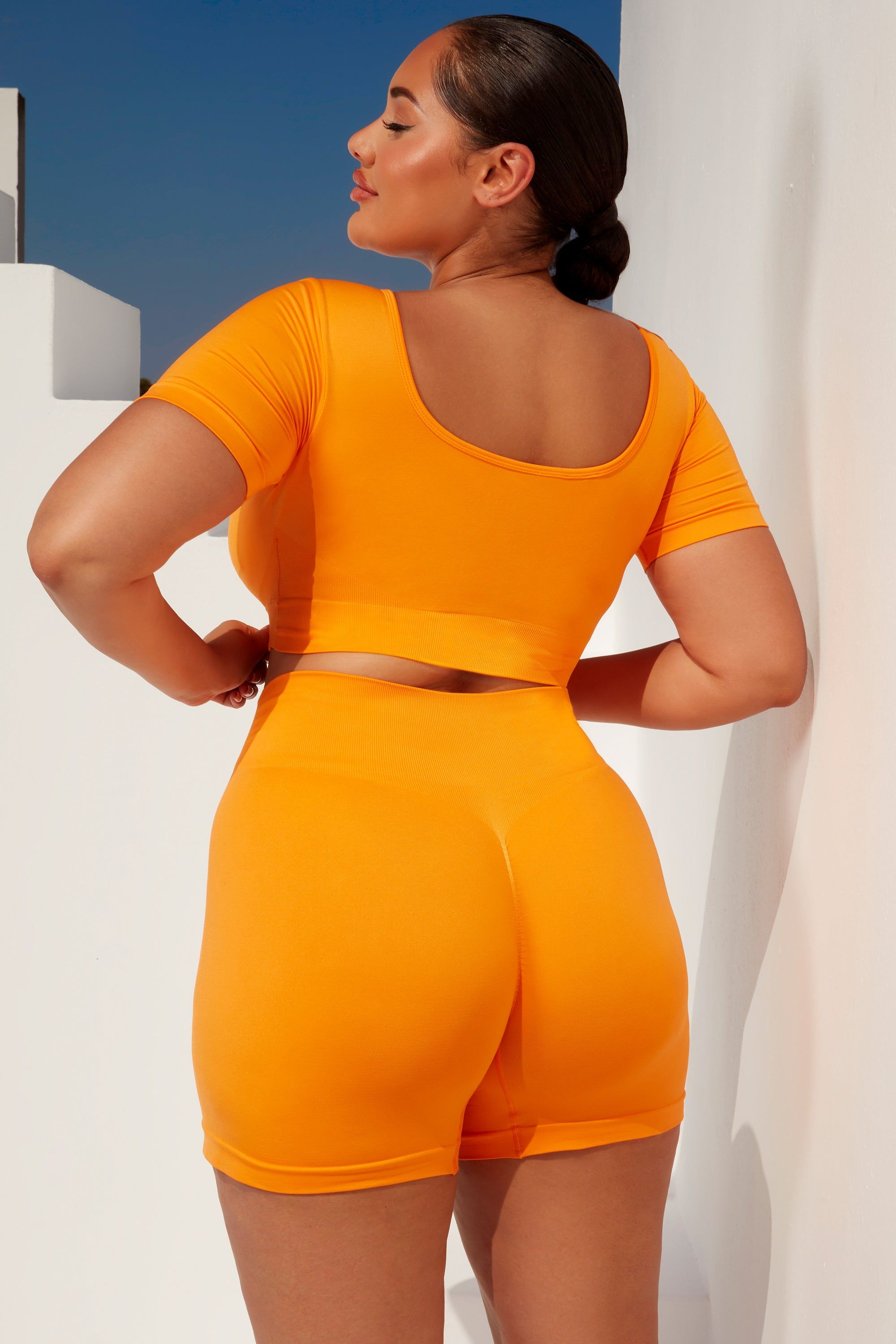 Flash - Shorts in Orange sold by Bo + Tee product image thumbnail 2
