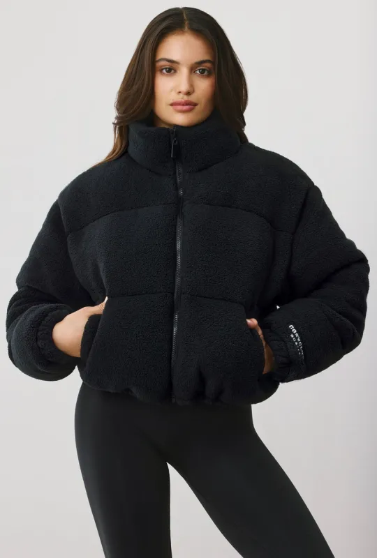 Wrap Up - Puffer Jacket in Onyx sold by Bo + Tee