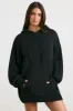 Boyfriend - Oversized Chunky Knit Hoodie in Black sold by Bo + Tee