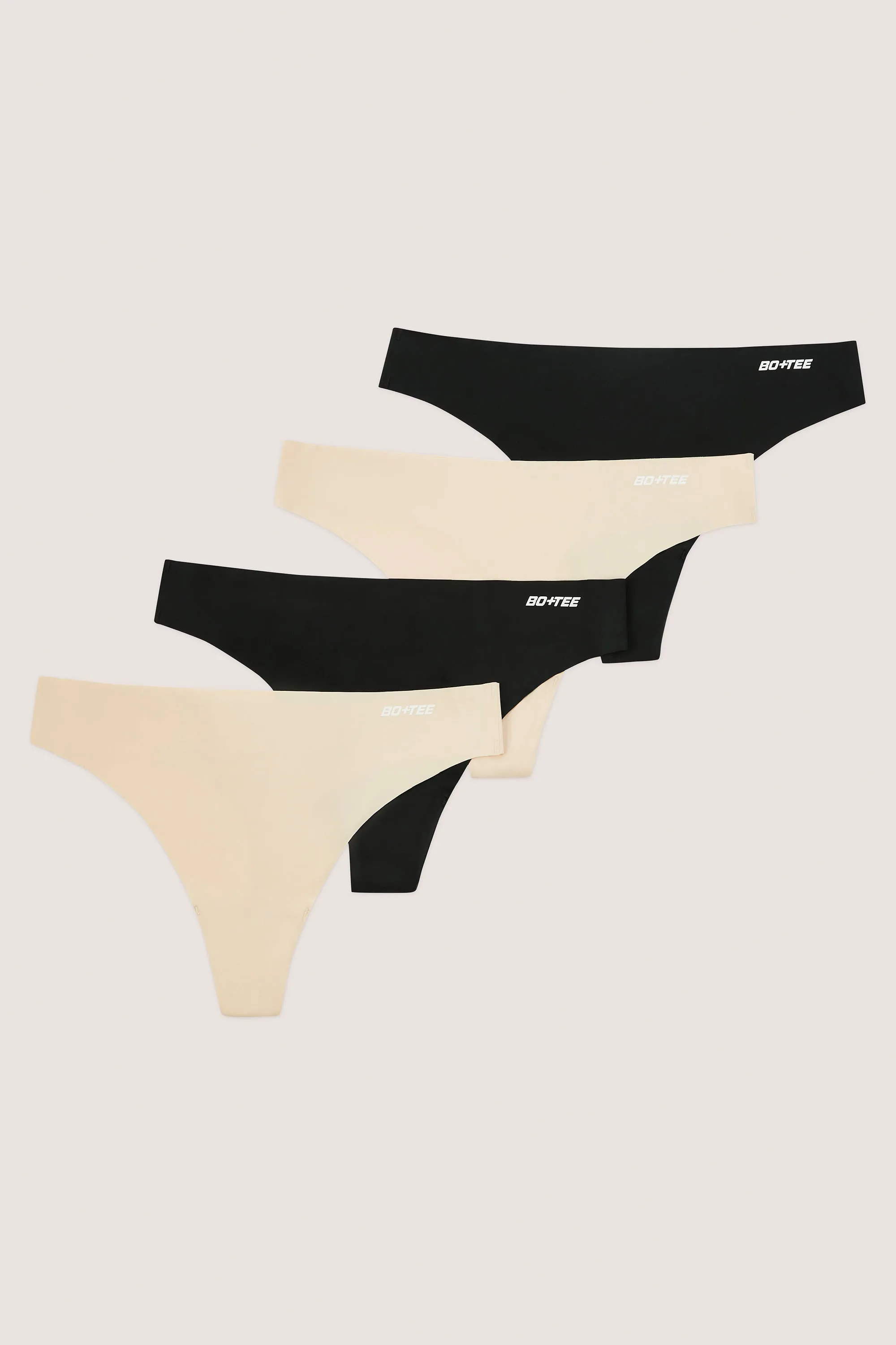 Basis - Seamless High Rise Thong Multipack sold by Bo + Tee