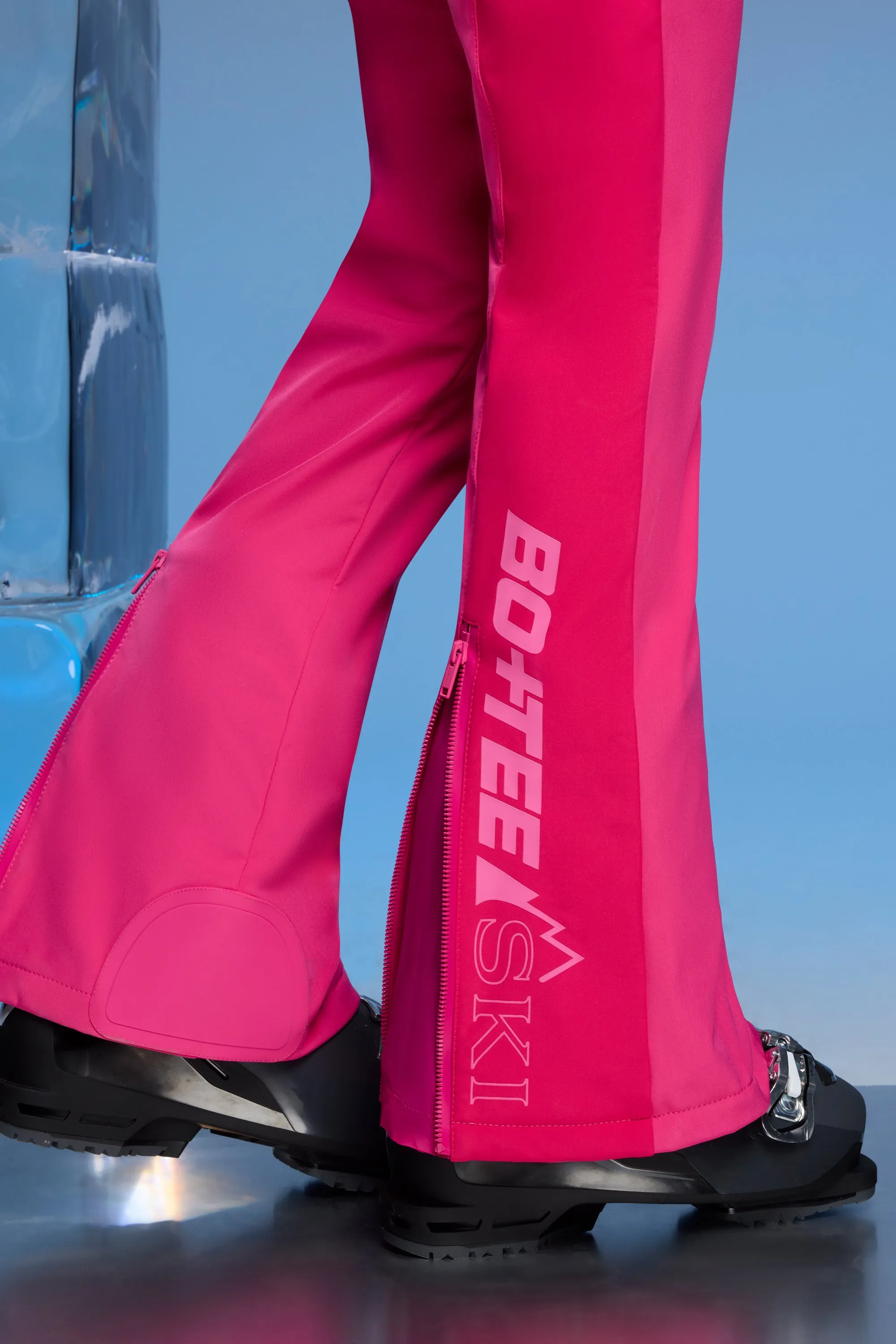 Freestyle - Fleece Lined Ski Suit in Fuchsia Pink sold by Bo + Tee product image thumbnail 4