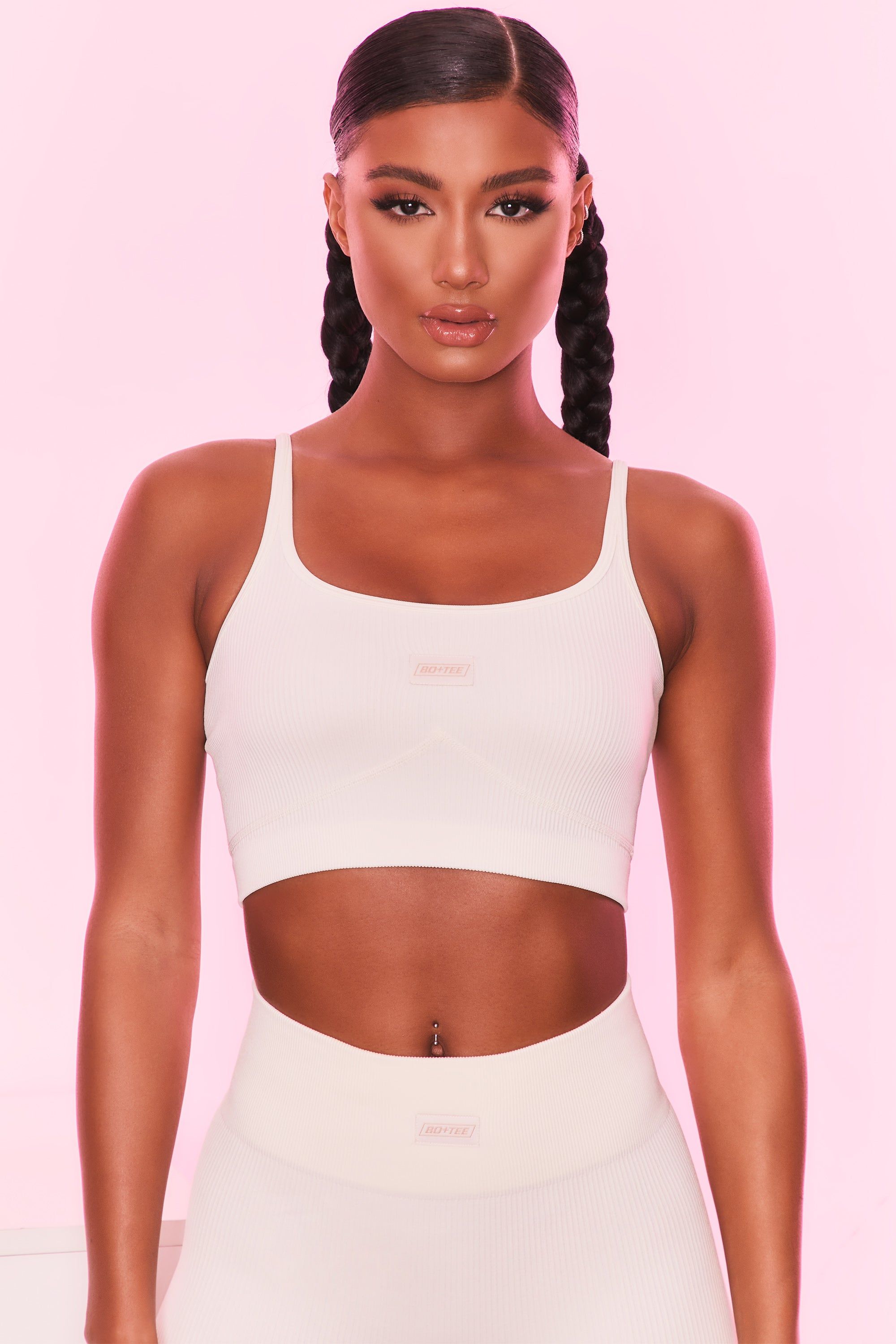 All For Me - Crop Top in Ivory sold by Bo + Tee product image thumbnail 6