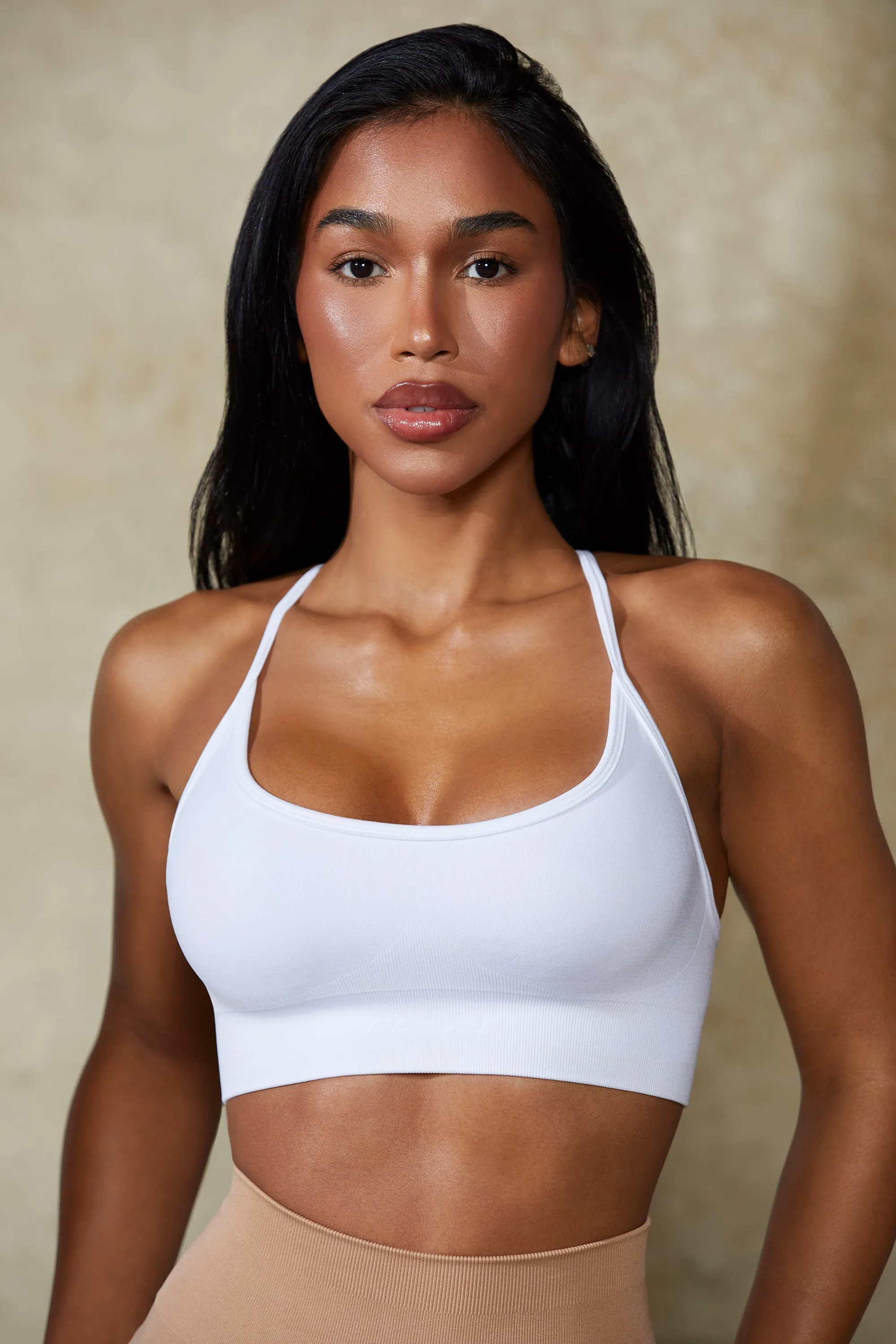 Definition - Low Back Define Luxe Sports Bra in White sold by Bo + Tee product image thumbnail 4