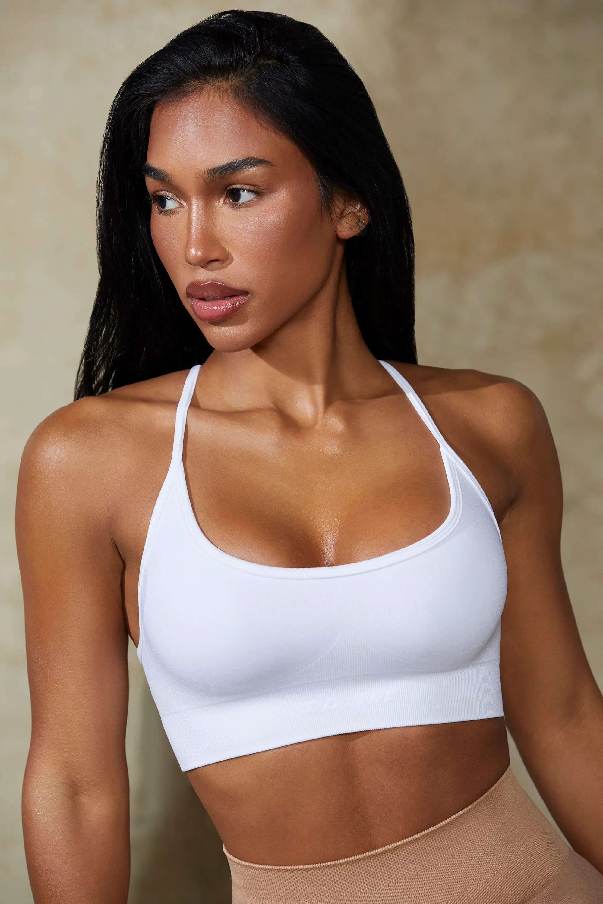 Definition - Low Back Define Luxe Sports Bra in White sold by Bo + Tee product image thumbnail 5