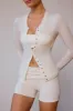 Full-Length Cardigan in Soft White sold by Bo + Tee