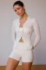 Full-Length Cardigan in Soft White sold by Bo + Tee