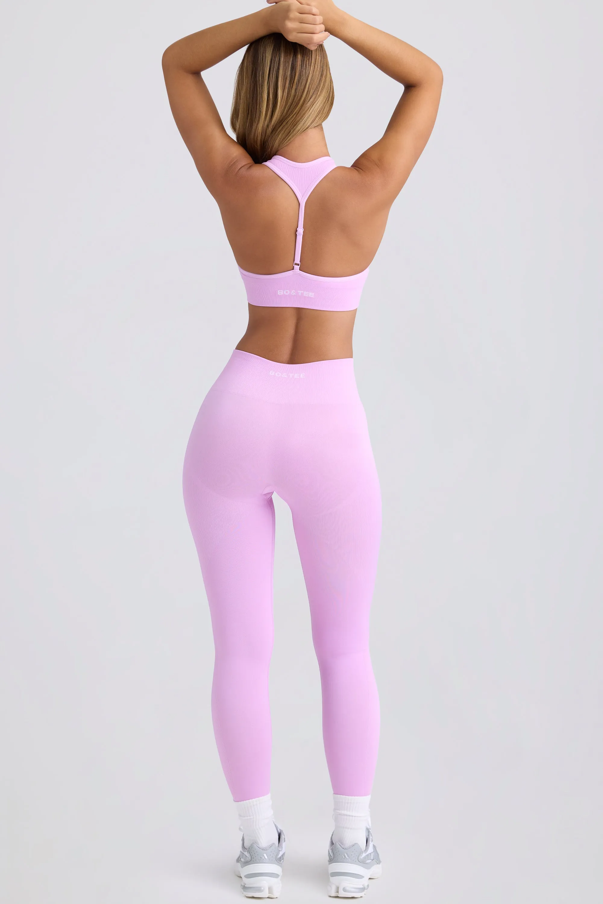 Petite Super Sculpt Seamless Leggings in Violet Pink sold by Bo + Tee product image thumbnail 5