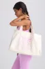 Oversized Canvas Tote Bag in Egg Shell sold by Bo + Tee