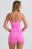 Super Sculpt Seamless Longline Tank Top in Sugar Pink sold by Bo + Tee