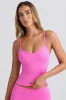 Super Sculpt Seamless Longline Tank Top in Sugar Pink sold by Bo + Tee