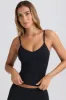 Super Sculpt Seamless Longline Tank Top in Black sold by Bo + Tee