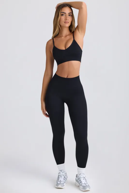 Petite Super Sculpt Seamless Leggings in Black sold by Bo + Tee