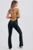 Soft Active Open-Back Jumpsuit in Black sold by Bo + Tee