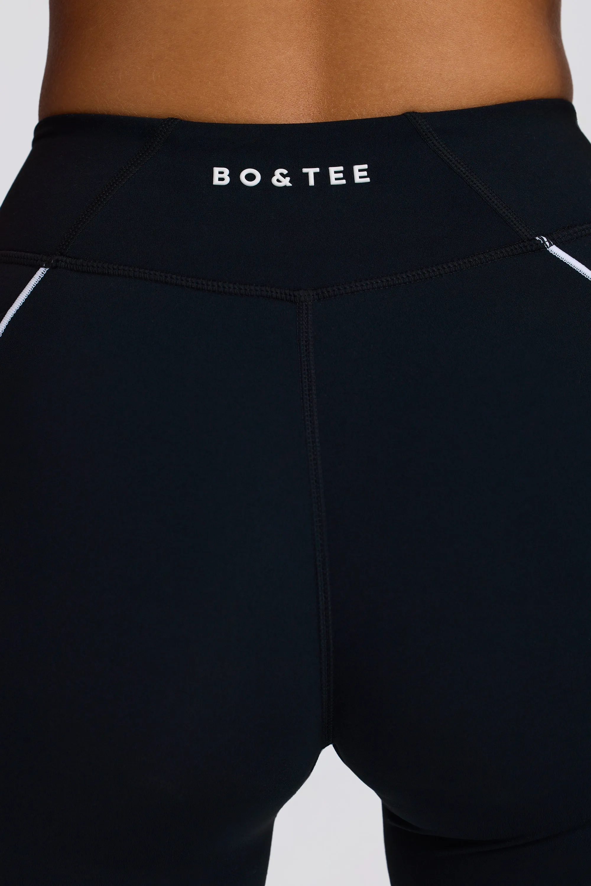 Soft Active Contrast Leggings in Black sold by Bo + Tee product image thumbnail 4