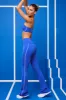 Tall Soft Active Foldover Flared Trousers in Cobalt Blue sold by Bo + Tee