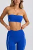 Soft Active Bandeau Sports Bra in Cobalt Blue sold by Bo + Tee