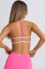 Soft Active Scoop-Neck Sports Bra in Bubblegum Pink sold by Bo + Tee