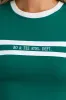 Graphic T-Shirt in Varsity Green sold by Bo + Tee