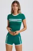 Graphic T-Shirt in Varsity Green sold by Bo + Tee