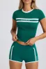 Graphic T-Shirt in Varsity Green sold by Bo + Tee