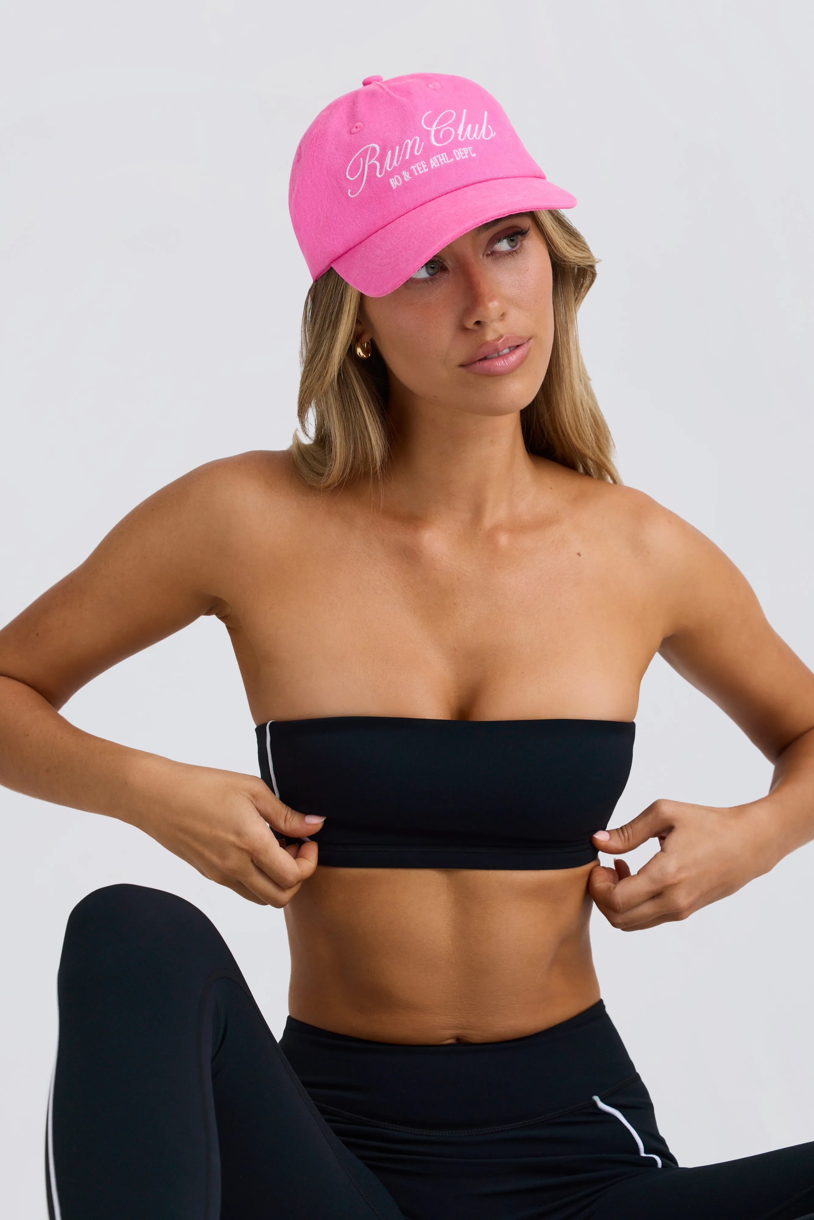 Baseball Cap in Bubblegum Pink sold by Bo + Tee