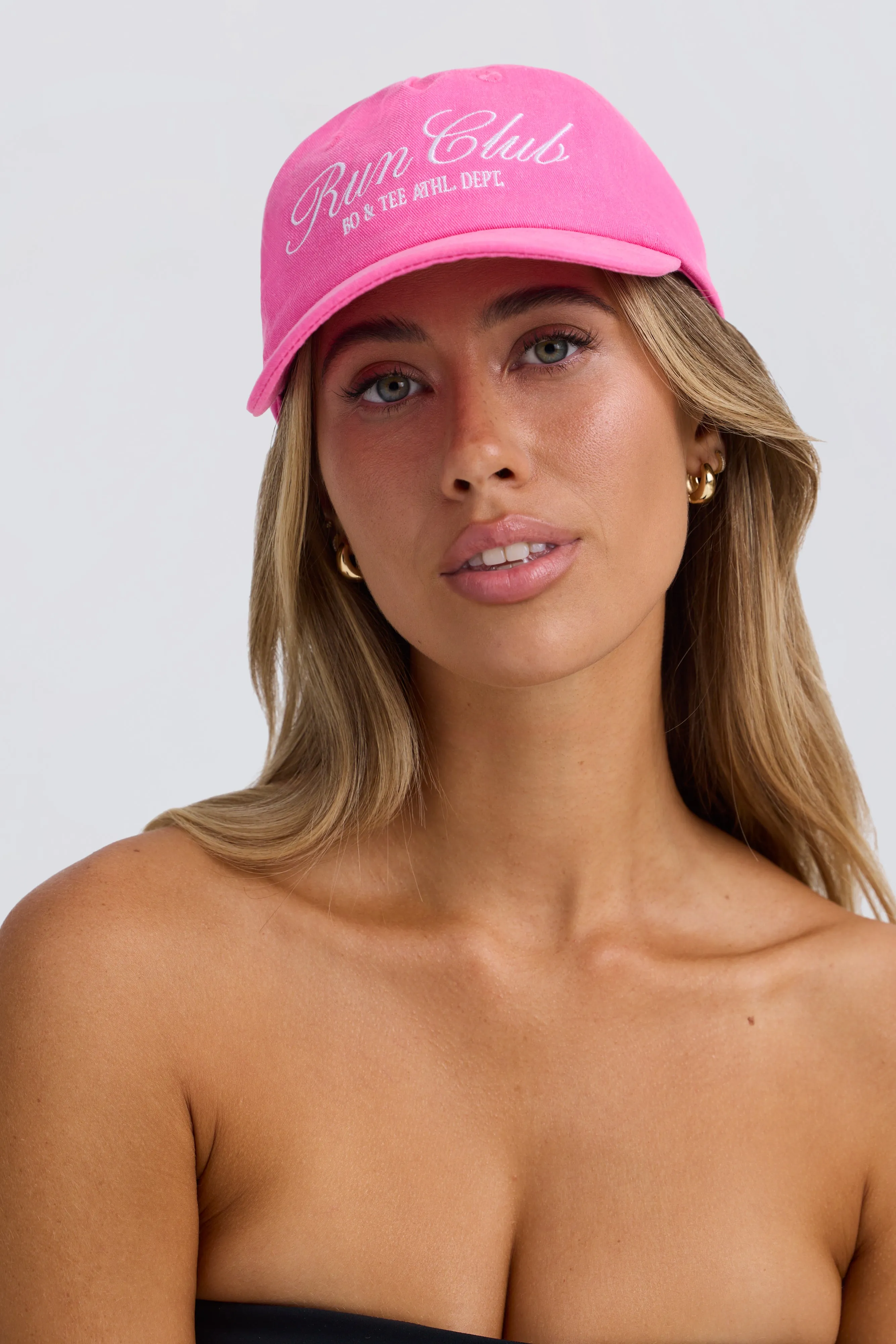 Baseball Cap in Bubblegum Pink sold by Bo + Tee product image thumbnail 2