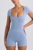 Scoop-Neck Unitard in Washed Blue sold by Bo + Tee