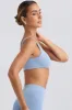 One-Shoulder Sports Bra in Washed Blue sold by Bo + Tee