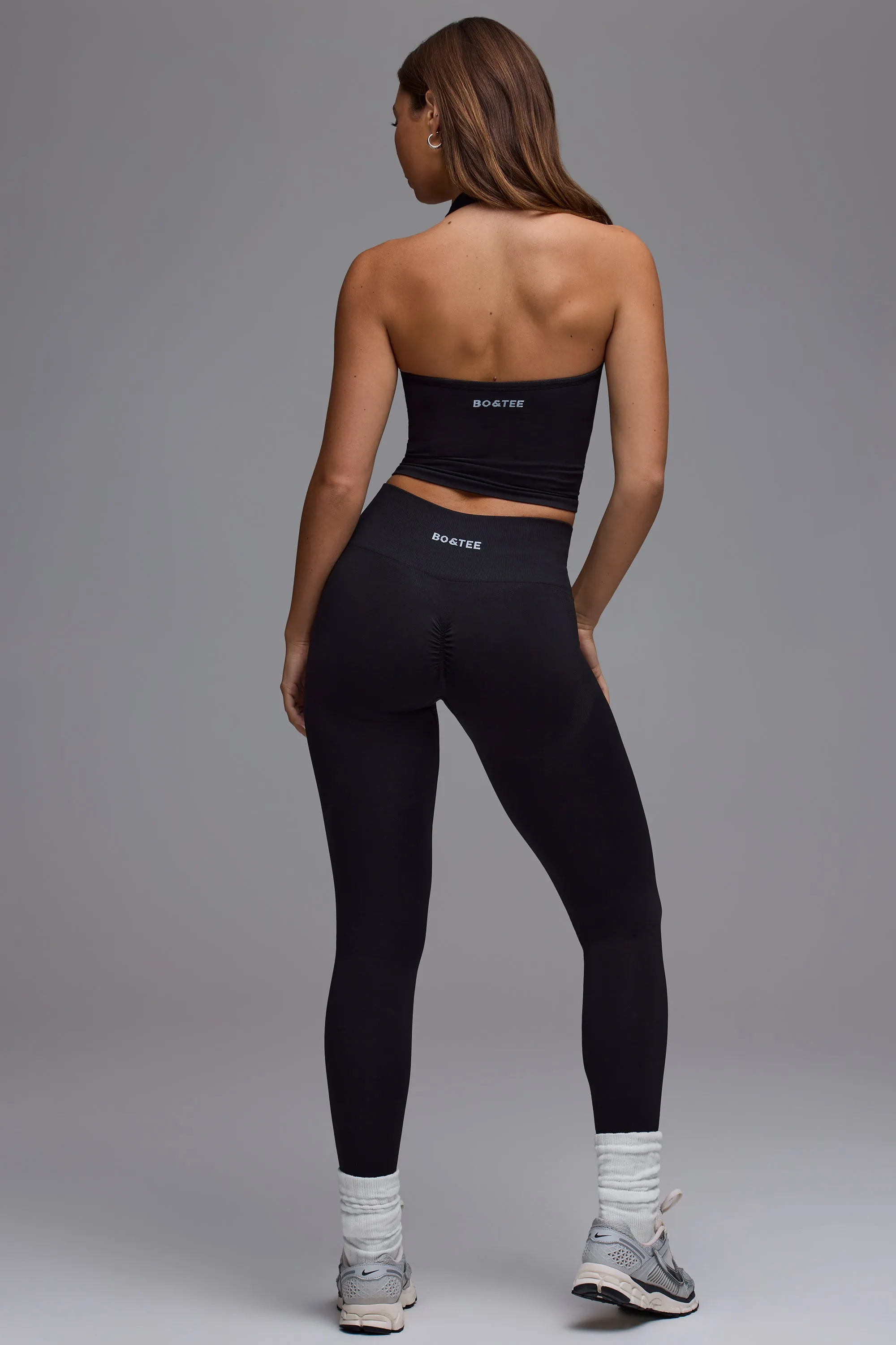 Define Luxe High-Waist Leggings in Black sold by Bo + Tee product image thumbnail 2