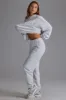 Petite Relaxed Mid-Rise Joggers in Grey Marl sold by Bo + Tee