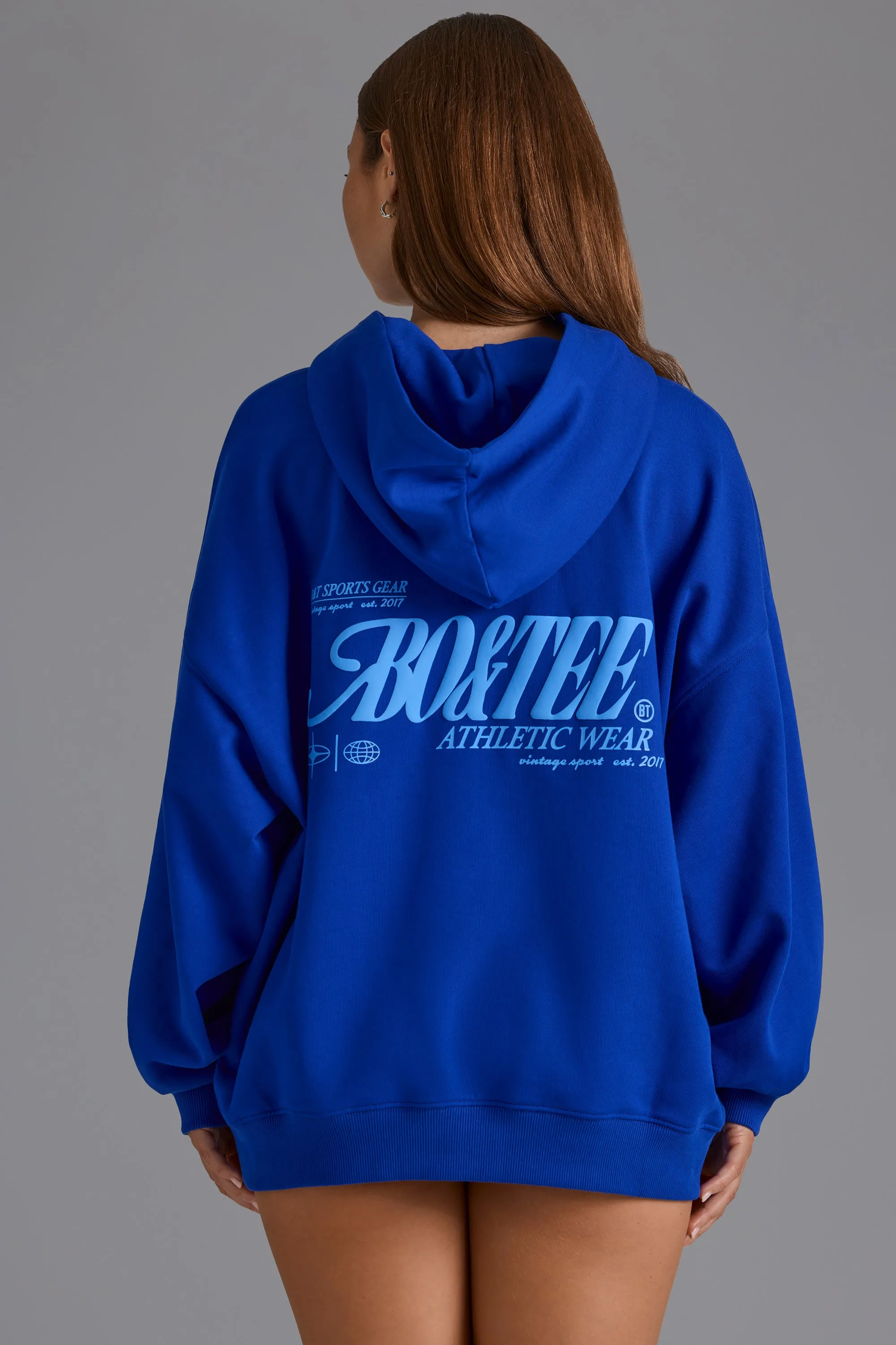 Oversized Hoodie in Royal Blue sold by Bo + Tee product image thumbnail 3