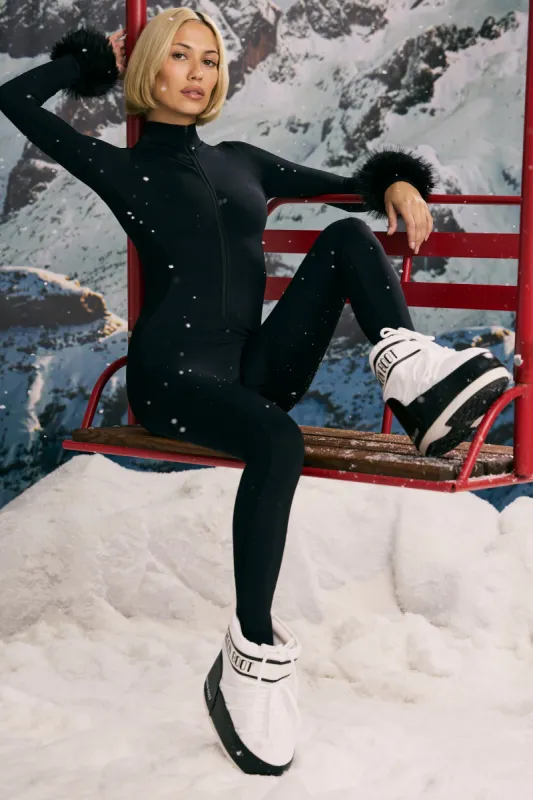 Super Sculpt Seamless Base Layer Jumpsuit in Black sold by Bo + Tee