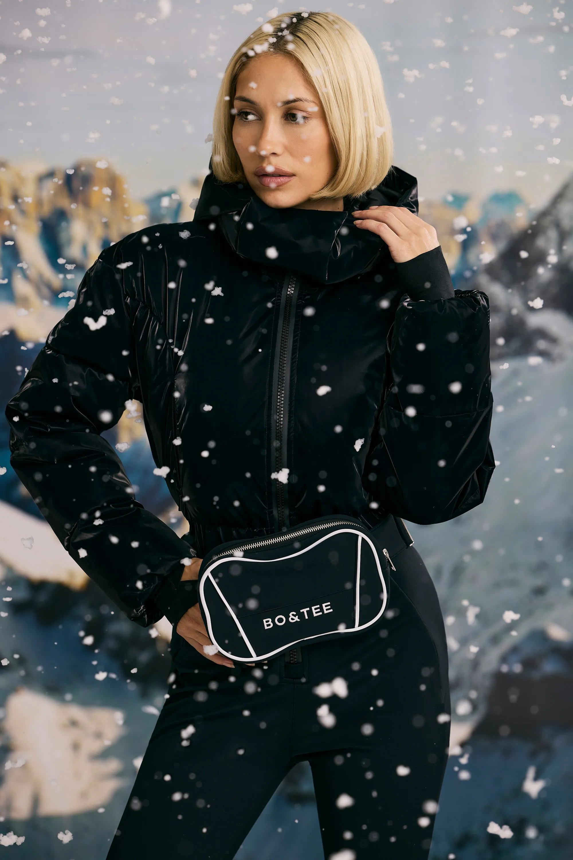 Waterproof Multiway Ski Bag in Black sold by Bo + Tee product image thumbnail 2