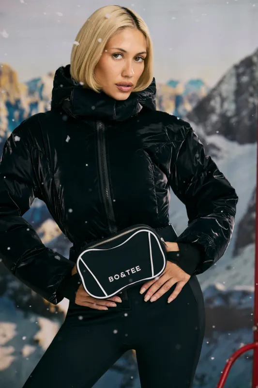 Waterproof Multiway Ski Bag in Black made by Bo + Tee
