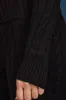 Cable-Knit Zip-Up Hoodie in Black sold by Bo + Tee
