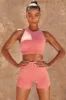 Success - Crop Top in  Coral sold by Bo + Tee