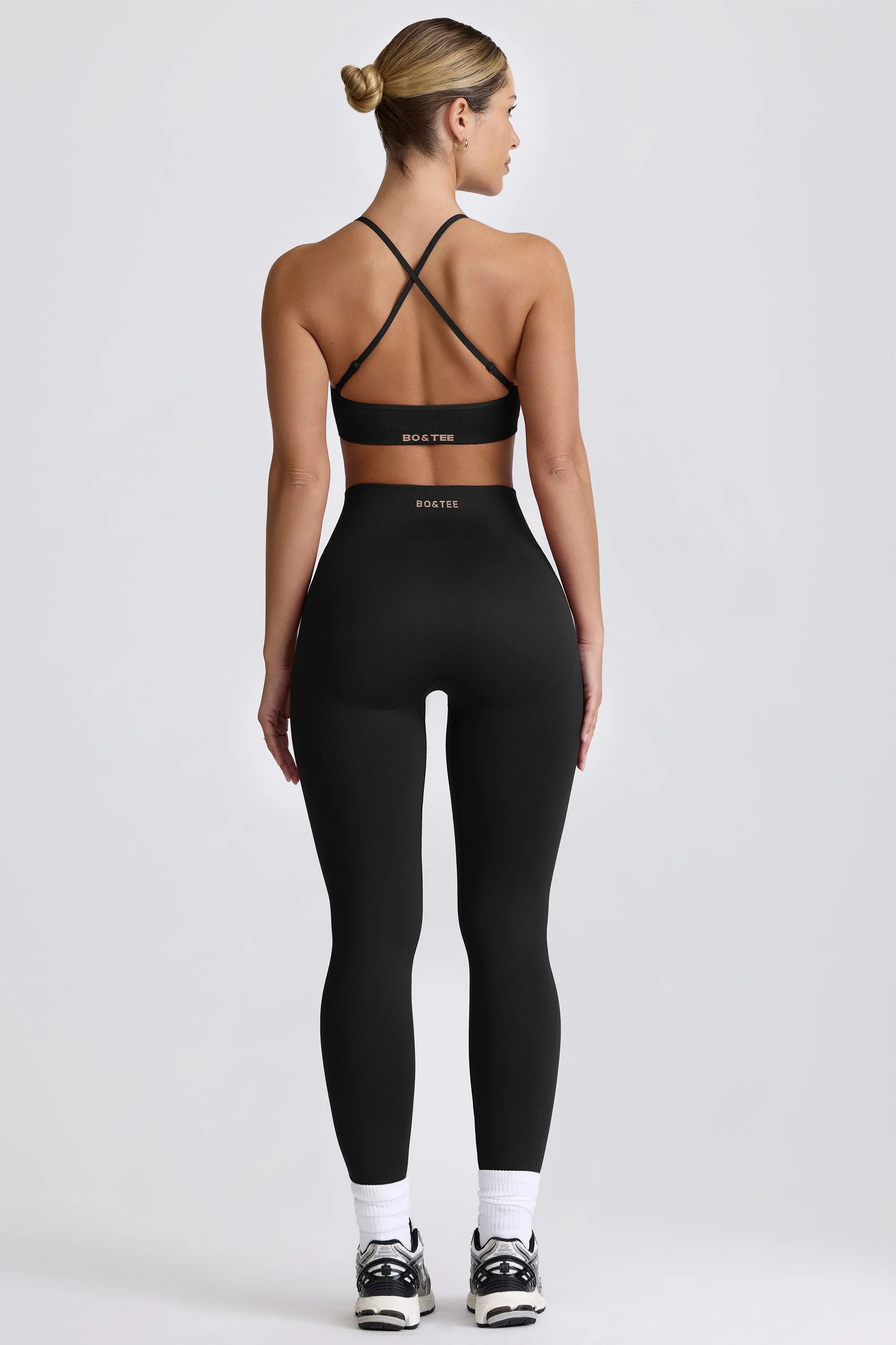 Petite Super Sculpt Seamless Leggings in Black sold by Bo + Tee product image thumbnail 3
