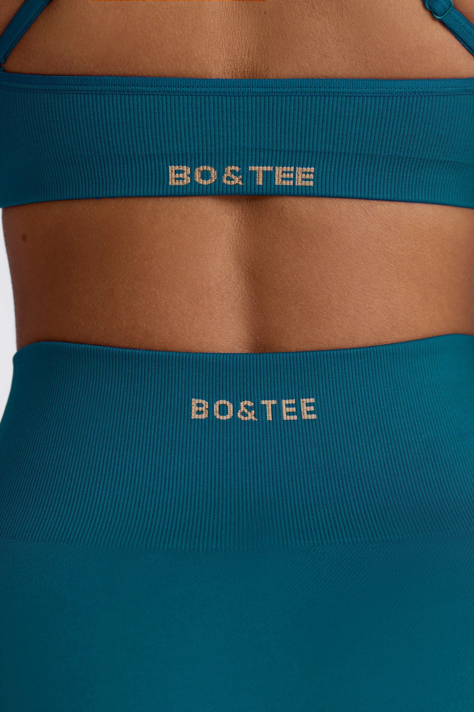 Super Sculpt Seamless Leggings in Teal sold by Bo + Tee product image thumbnail 5