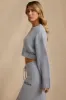Cropped Knit Jumper in Soft Blue sold by Bo + Tee