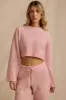 Cropped Knit Jumper in Blush Pink sold by Bo + Tee