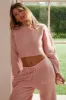 Cropped Knit Jumper in Blush Pink sold by Bo + Tee